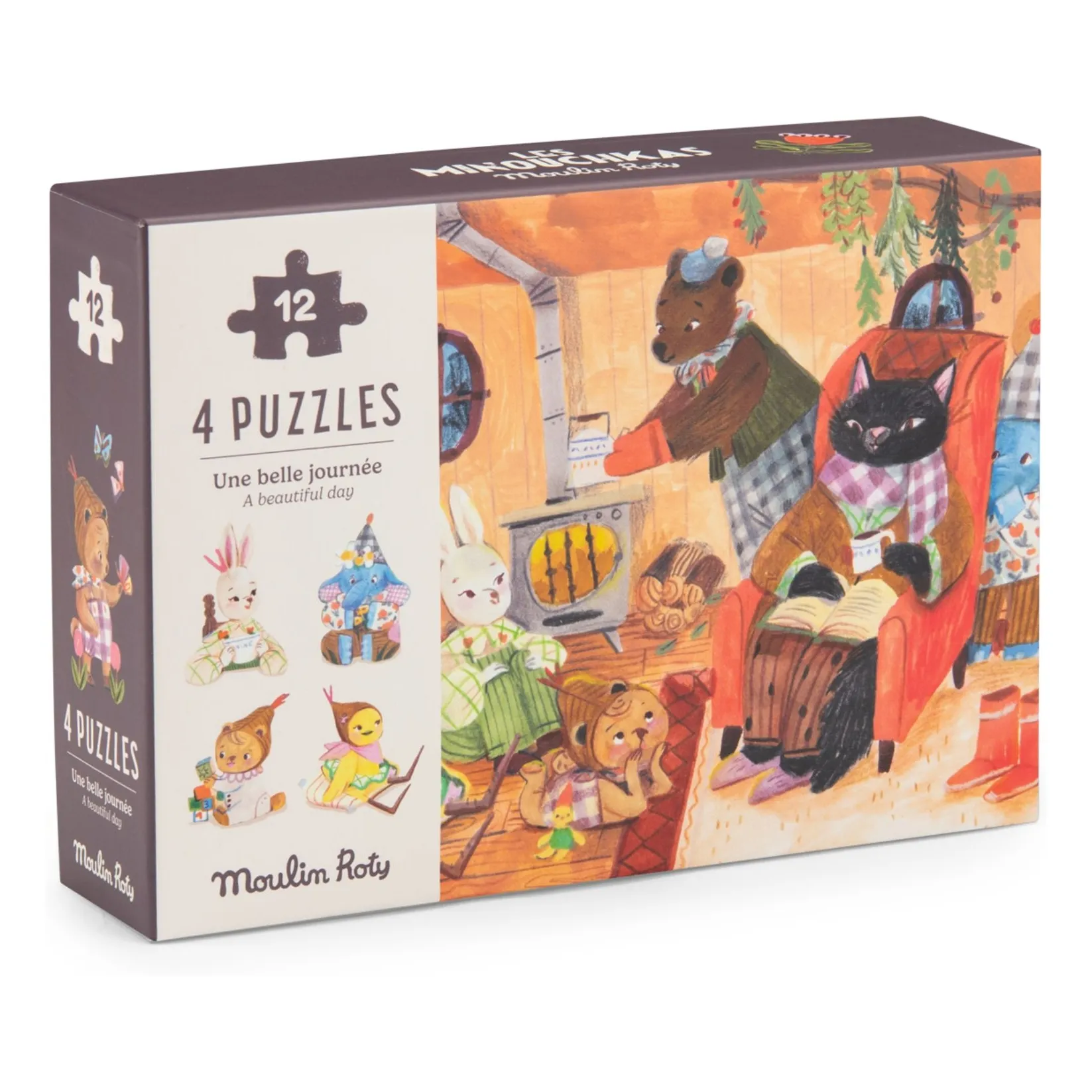Moulin Roty Multicoloured Puzzles A Beautiful Day