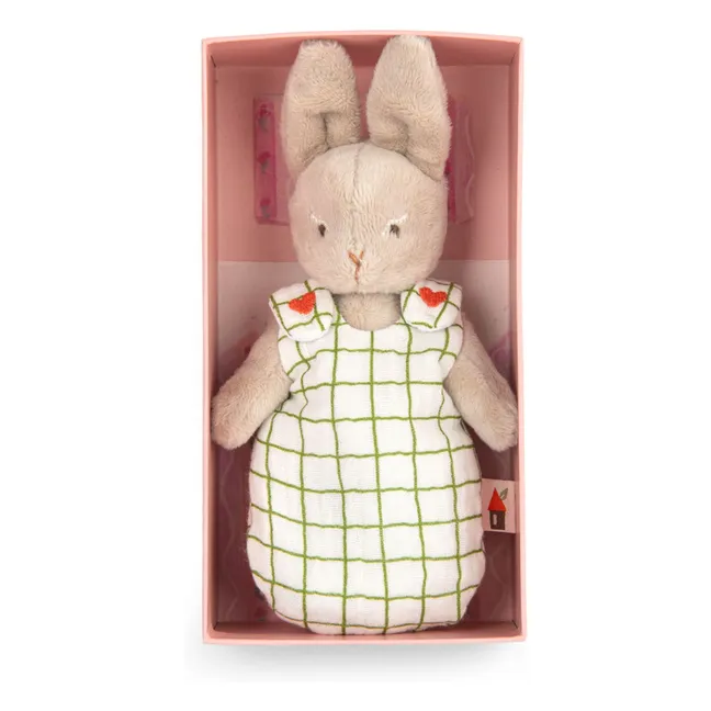 Nine the Rabbit baby plush with box | Sand