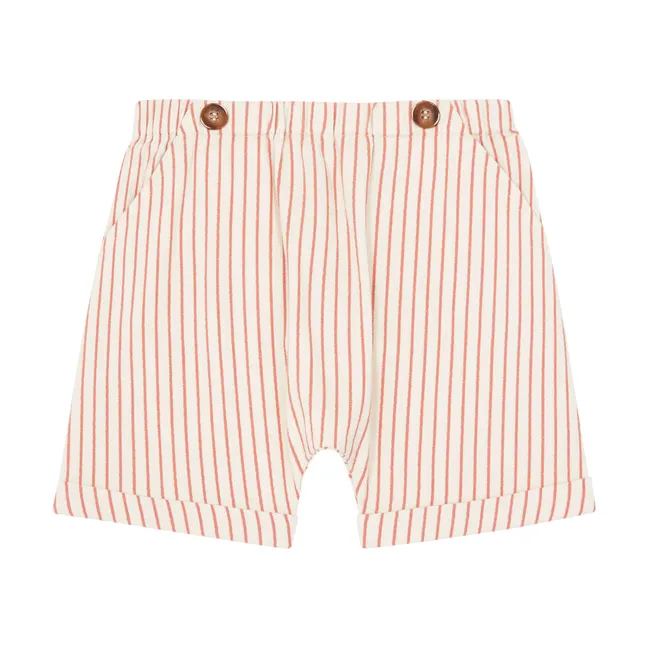 Baby Striped Shorts | Pink