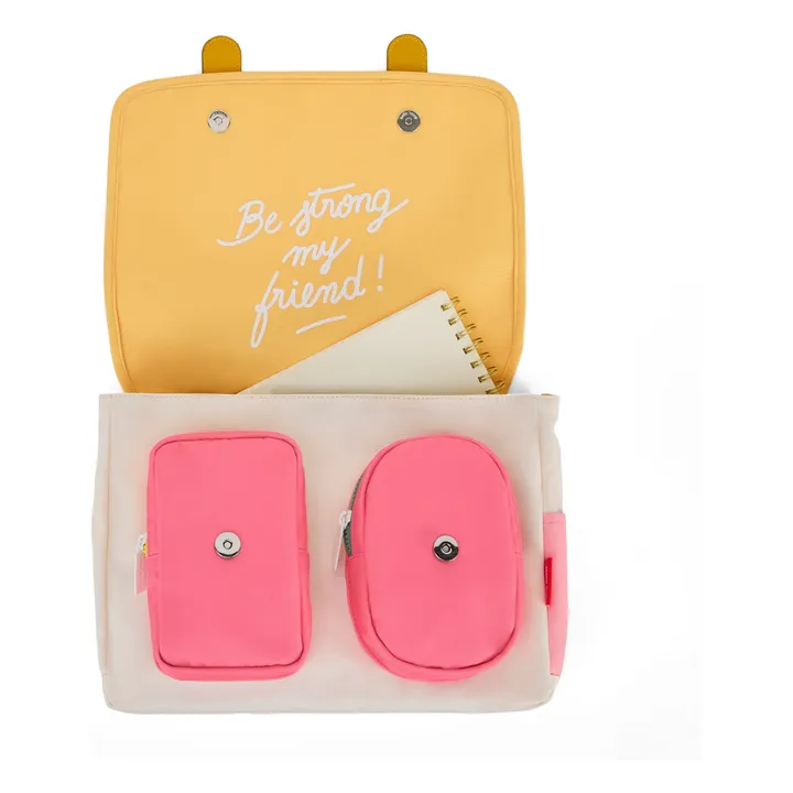 Flower Artwork satchel | Pink- Product image n°6