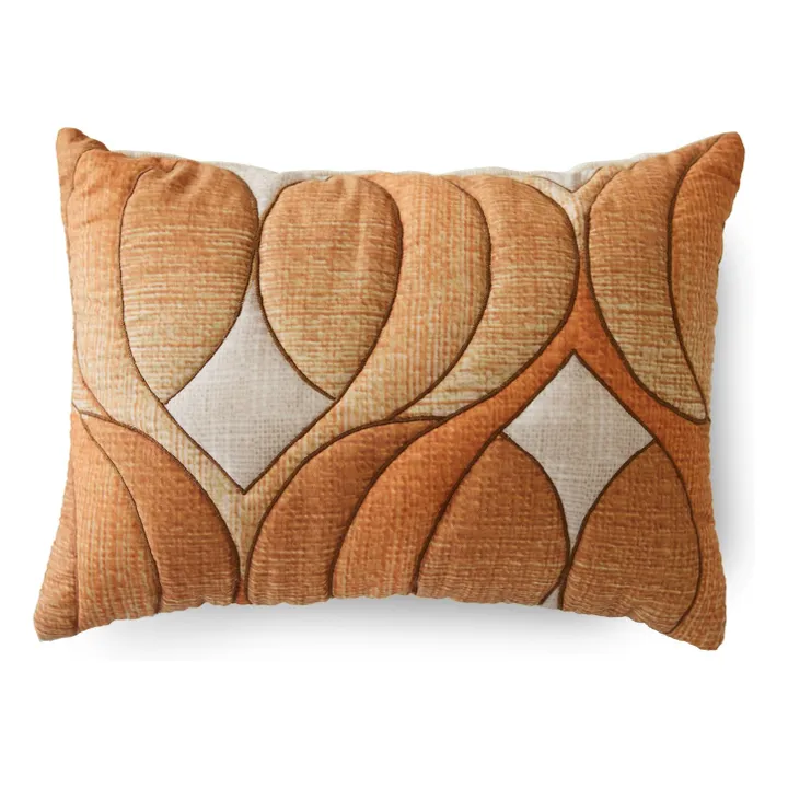 Coussin matelassé Retro Wave | Orange- Image produit n°3