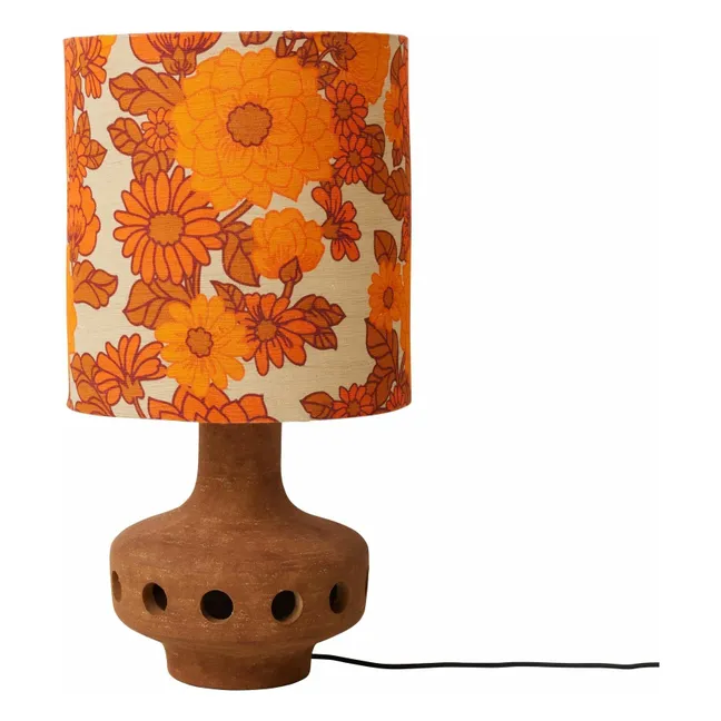 Pied de lampe en céramique | Terre
