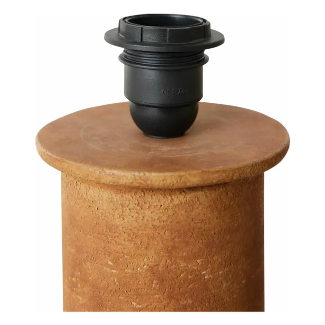 Pied de lampe en céramique | Terre