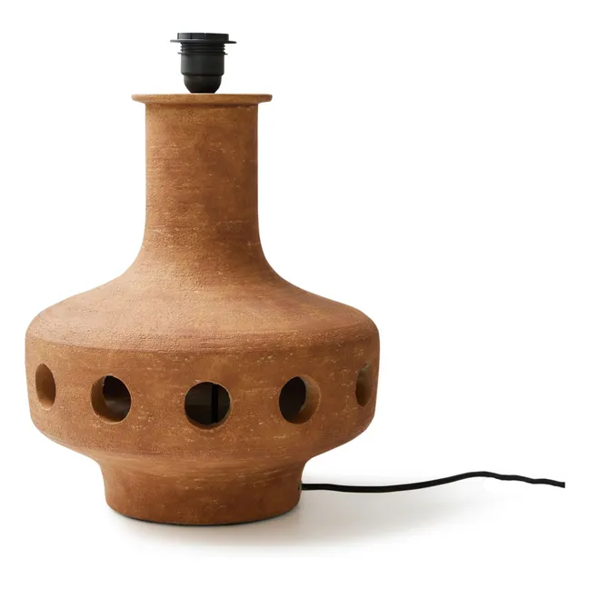 Pied de lampe en céramique | Terre