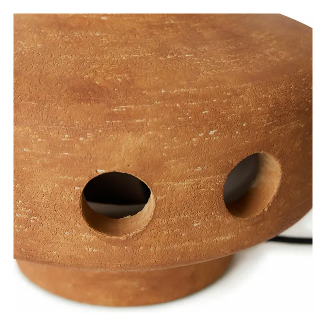 Pied de lampe en céramique | Terre