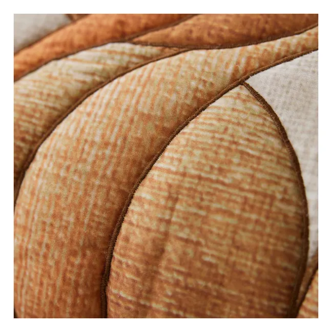 Coussin matelassé Retro Wave | Orange