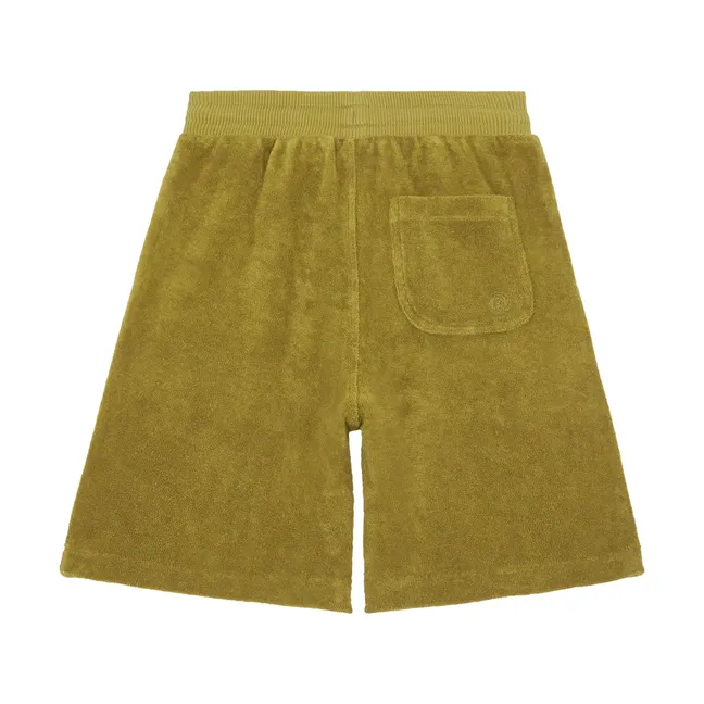 Boy's Organic Terry Shorts | Khaki