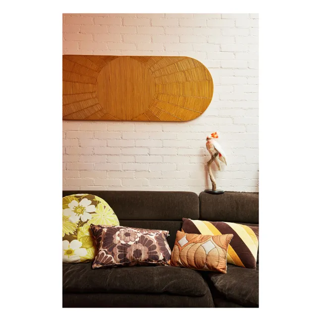 Coussin matelassé Retro Wave | Orange