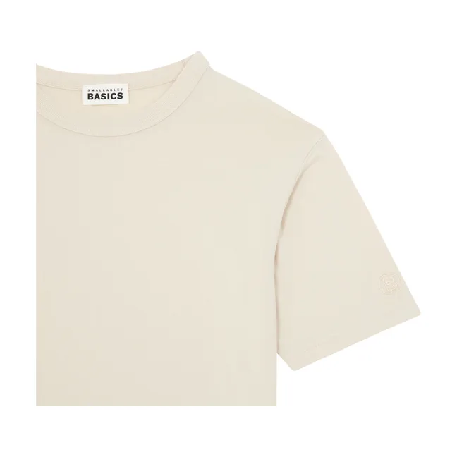 Boy's organic cotton short-sleeve t-shirt | Chalk