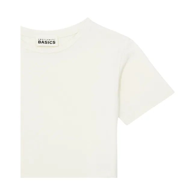 Boy's organic cotton short-sleeve t-shirt | Ecru