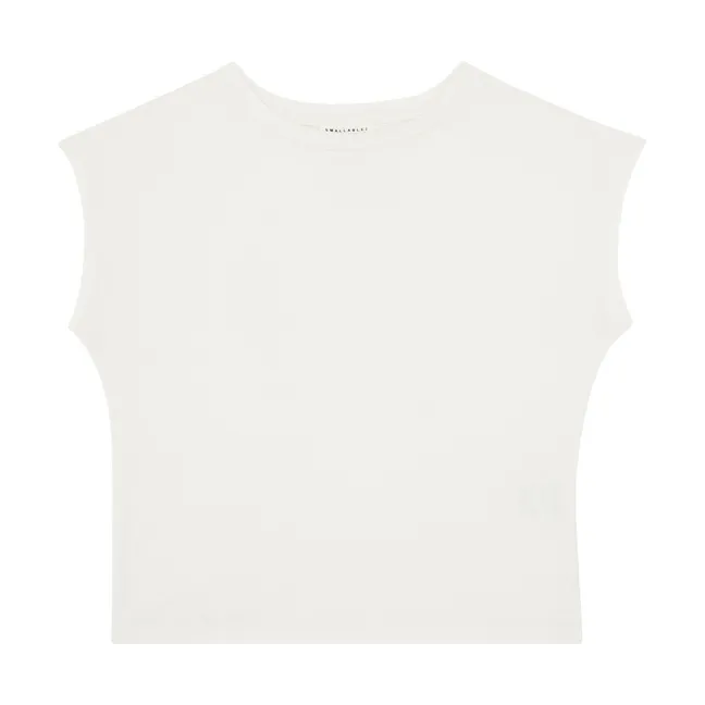 Girl's T-shirt Short Sleeve Organic Cotton | Ecru