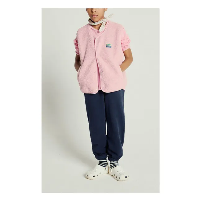 Sherpa Hoktown Sleeveless Jacket | Pale Pink