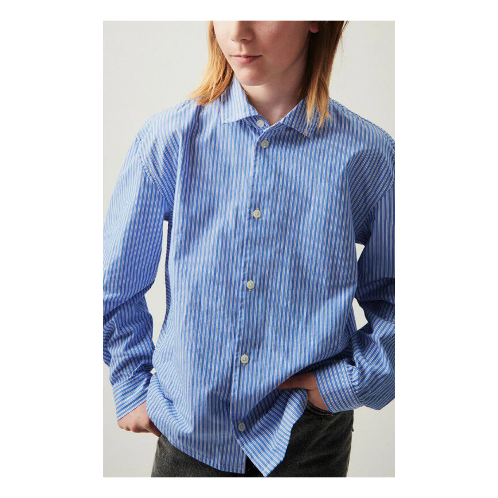 Chemise Manches Longues Zatybay | Bleu- Image produit n°1