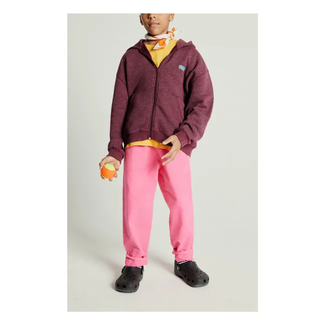 Sweat Zippé Doven | Bordeaux