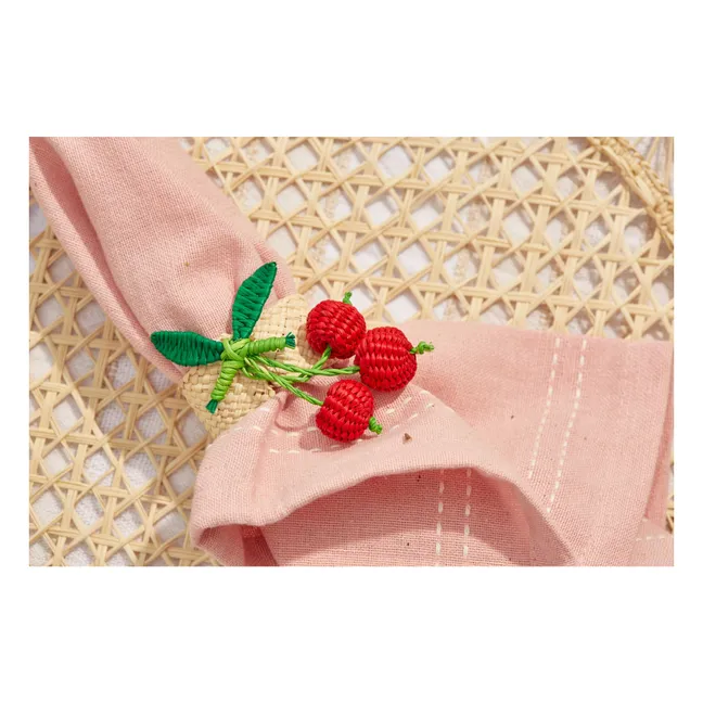 Rond de serviette Cerises | Rouge