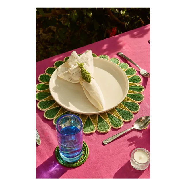 Set de table Drops | Vert