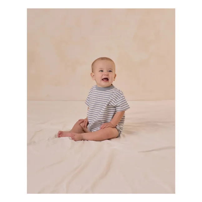 Stripes romper | Blue