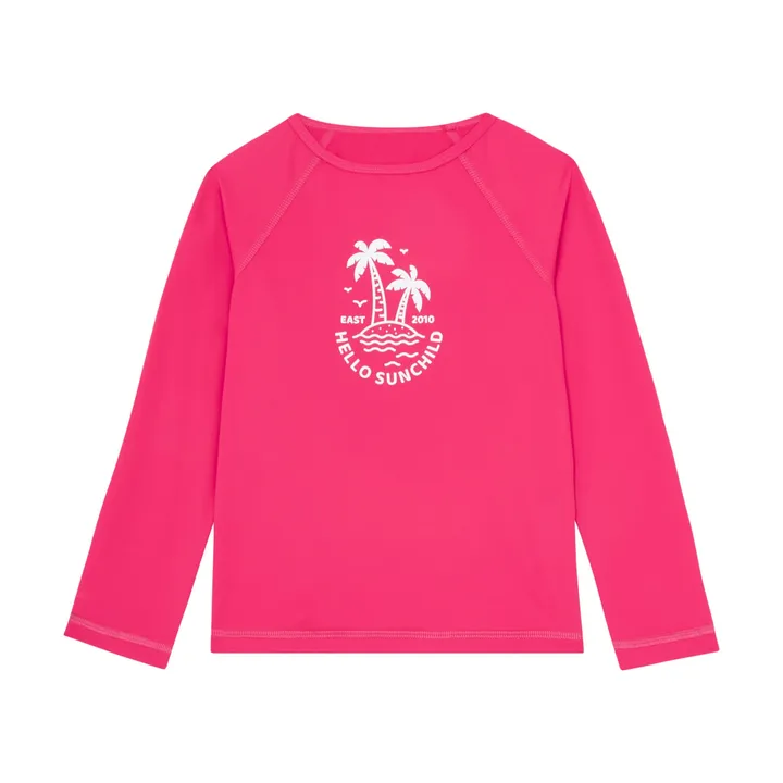 T-shirt Anti-UV Sacohello | Rose fuschia- Image produit n°0