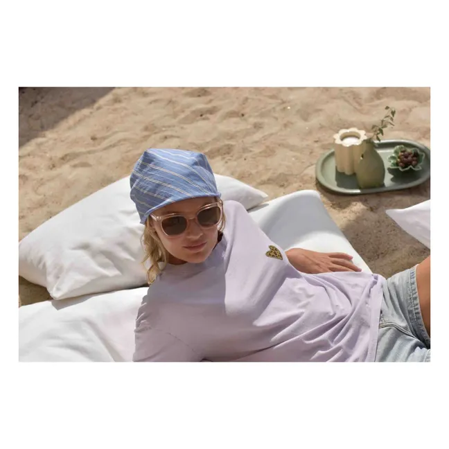 T-shirt Jil Coeur Coton Bio - Collection Femme | 	Lilas