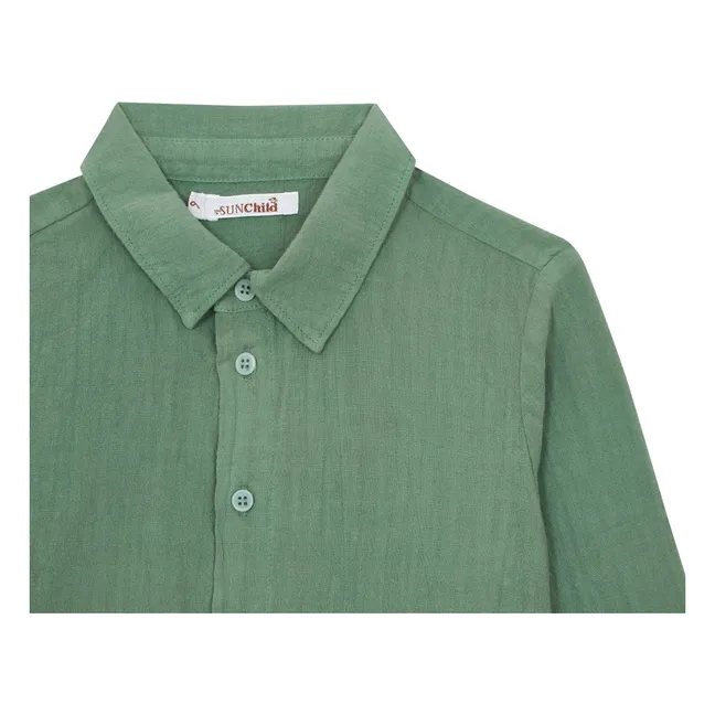 Camicia Abaco | Verde militare
