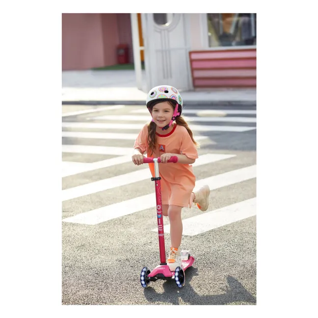 Trottinette Maxi Micro Deluxe LED | Rose fuschia