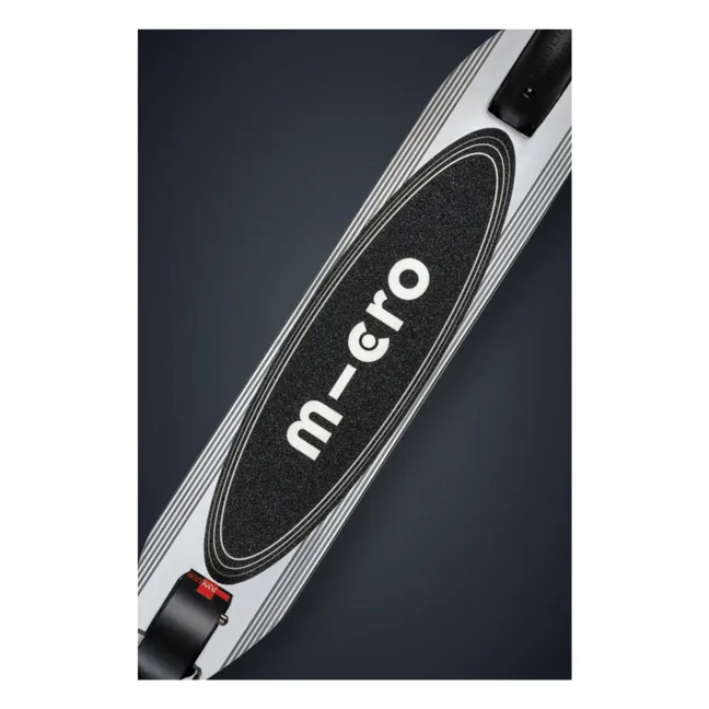 Scooter LED Micro Sprite Cromo plateado | Negro