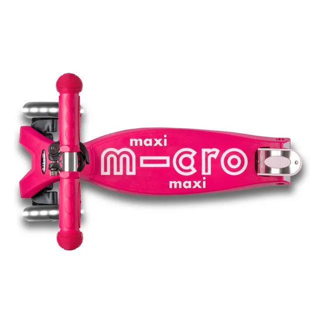 Trottinette Maxi Micro Deluxe LED | Rose fuschia