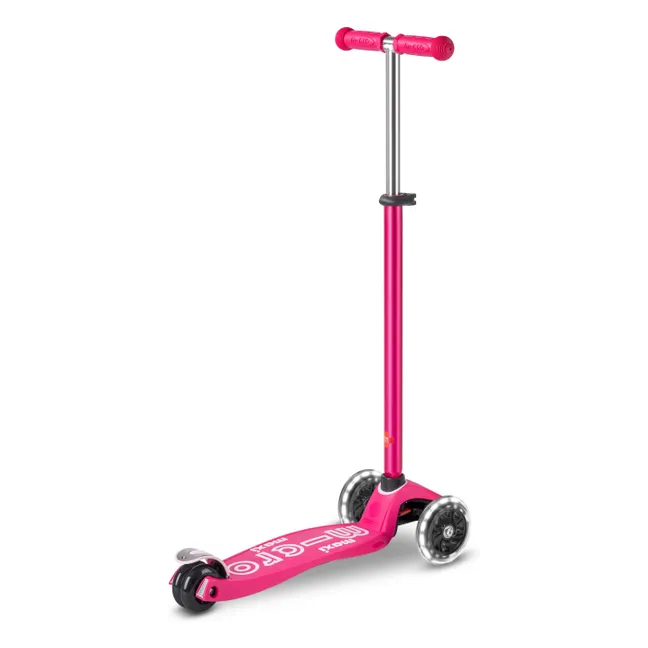 Trottinette Maxi Micro Deluxe LED | Rose fuschia
