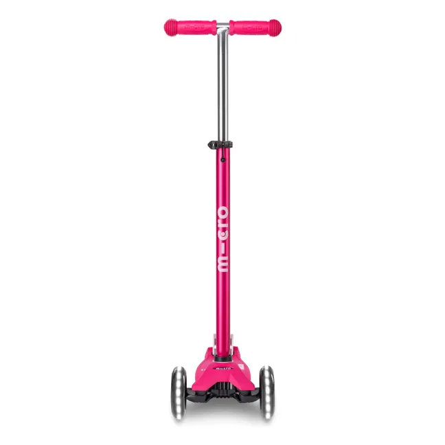 Trottinette Maxi Micro Deluxe LED | Rose fuschia