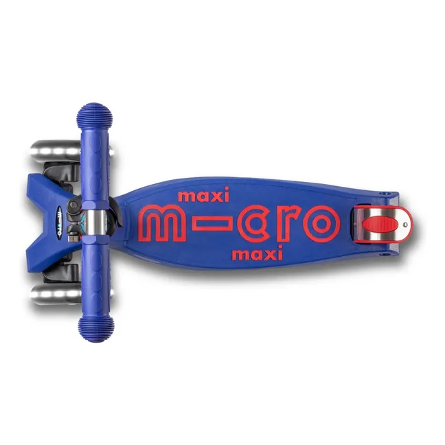 Trottinette Maxi Micro Deluxe LED | Bleu foncé