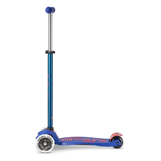 Trottinette Maxi Micro Deluxe LED | Bleu foncé