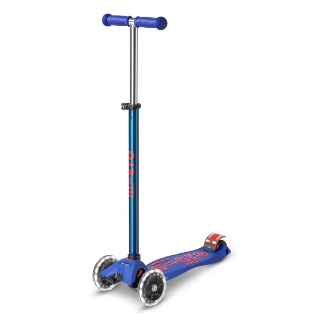 Trottinette Maxi Micro Deluxe LED | Bleu foncé