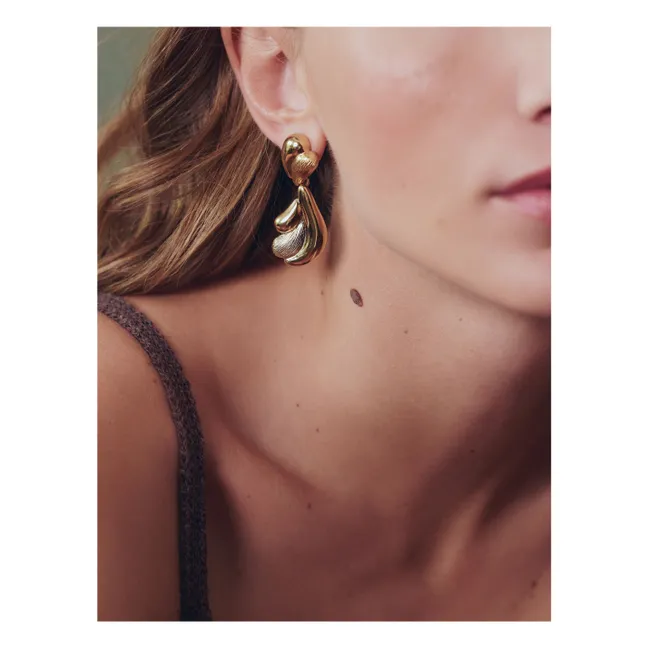 Boucles d'Oreilles Claudia | Doré