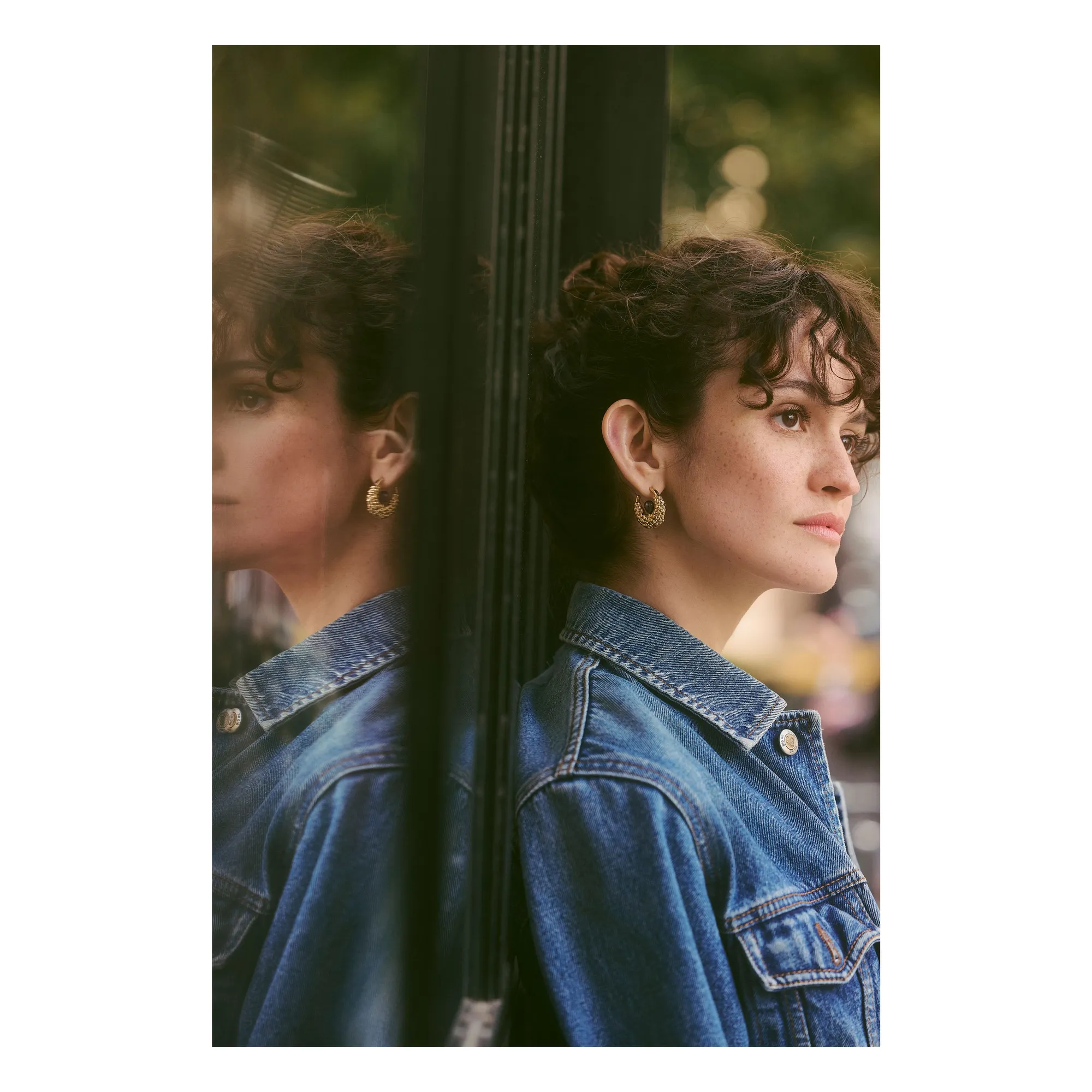 Boucles d'Oreilles Joséphine | Doré- Image produit n°2