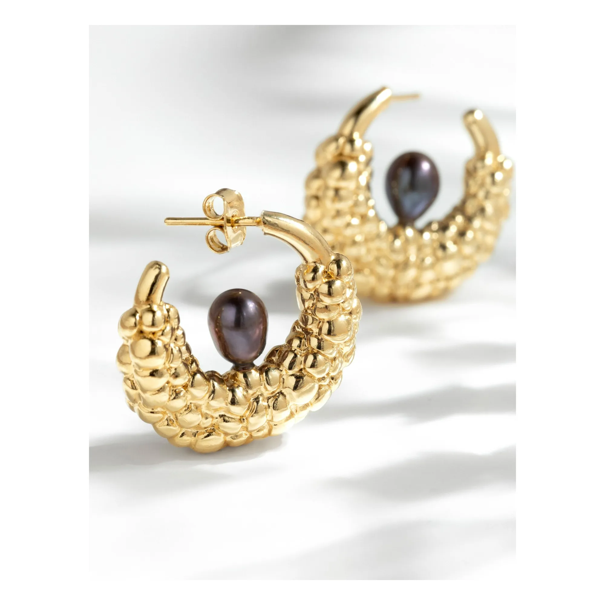 Boucles d'Oreilles Joséphine | Doré- Image produit n°0