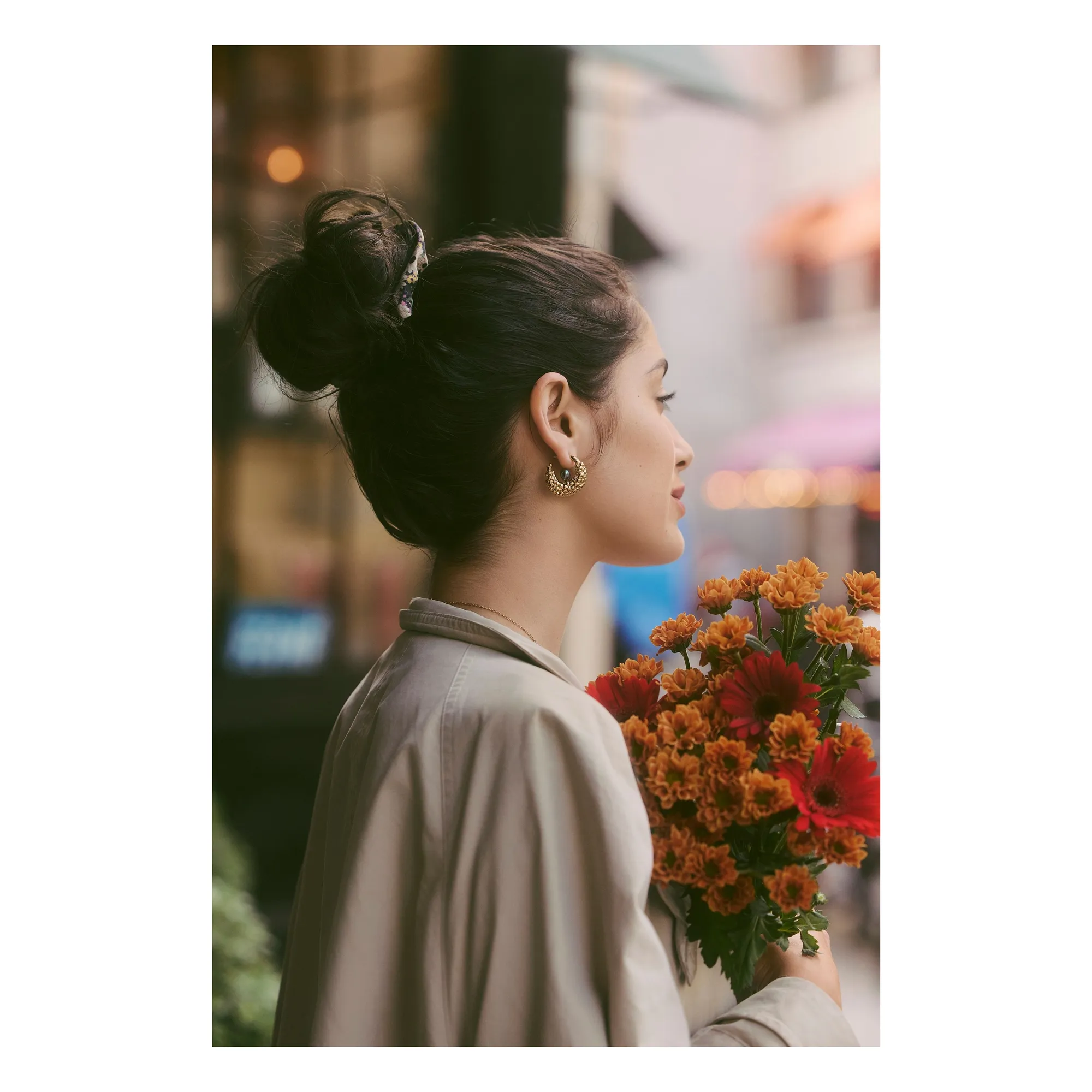 Boucles d'Oreilles Joséphine | Doré- Image produit n°1