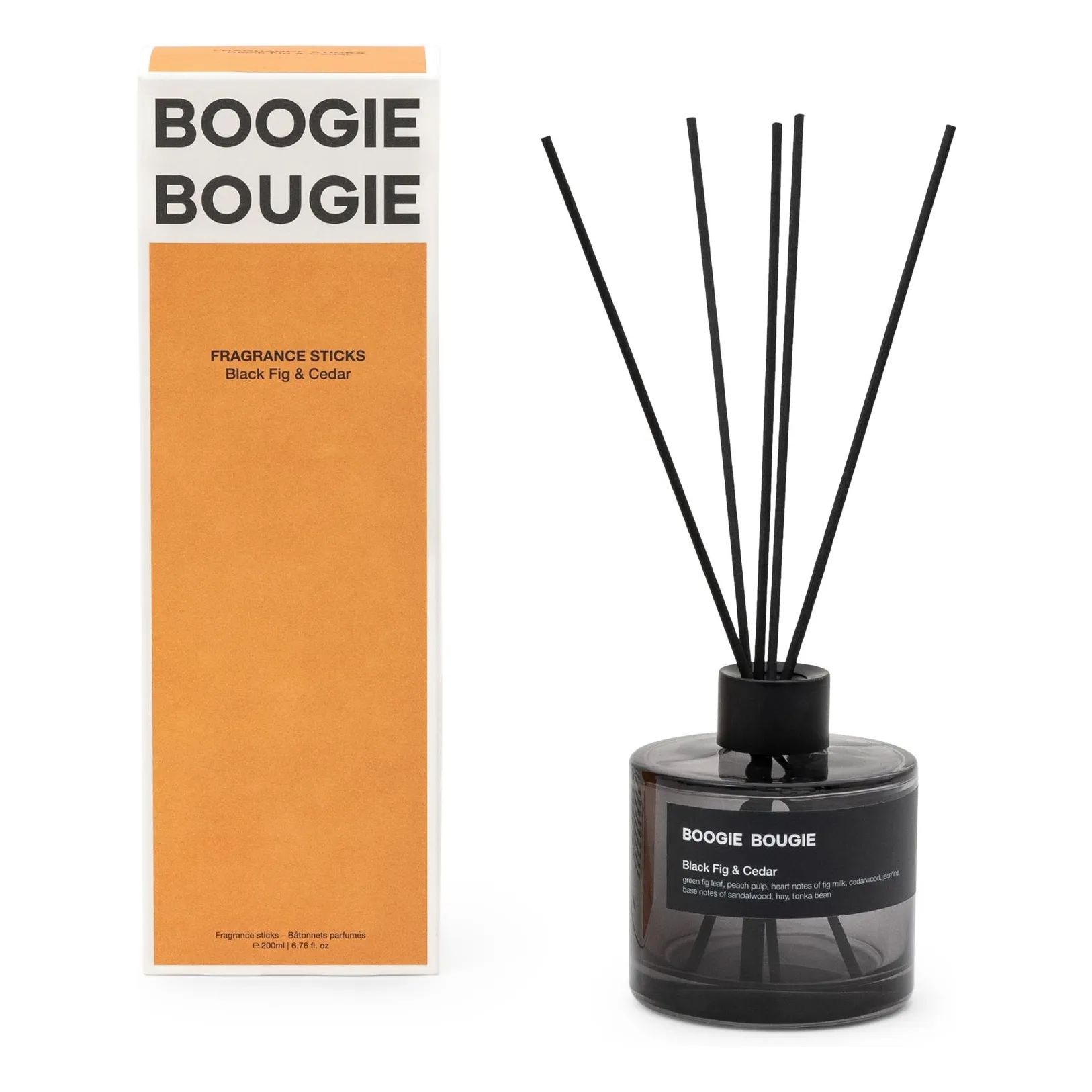Boogie Bougie Untinted Black Fig & Cedar Diffuser