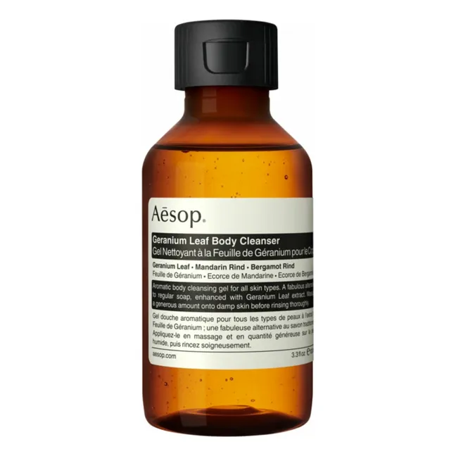 Gel Nettoyant à la Feuille de Géranium pour le corps - 100ml 