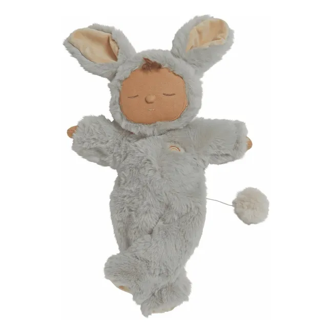 Muñeca musical Cozy Dinkum Rabbit | Gris Ratón