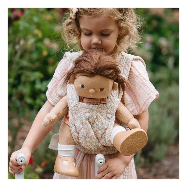 Quilted doll carrier | Beige