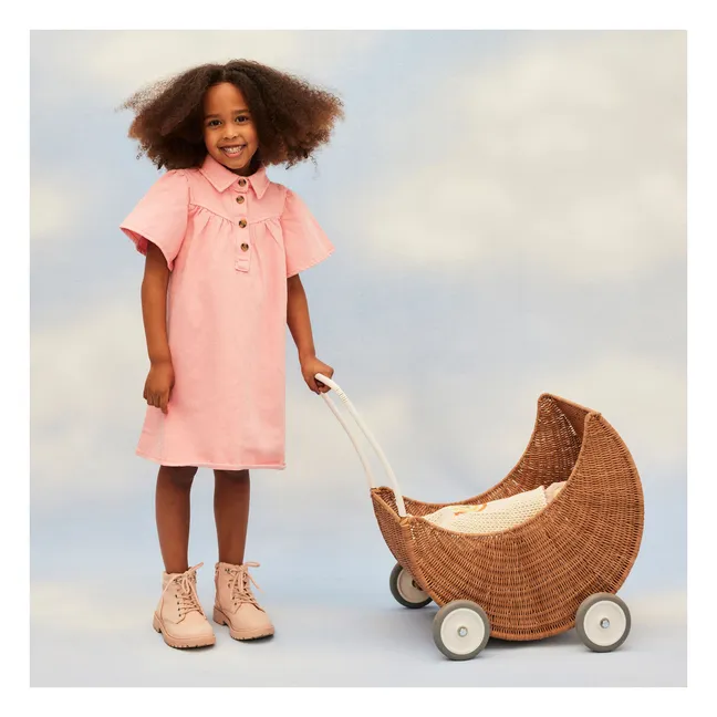 Cochecito de muñecas de ratán Lune