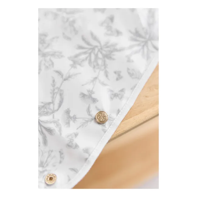 Bavoir enduit Toile de Jouy | Gris