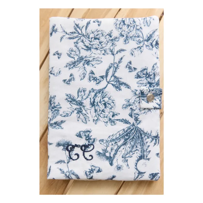 Cubierta del libro de salud Toile de Jouy | Azul Marino