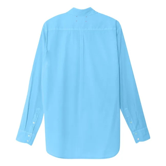 Beau Popeline de Coton shirt | Blue