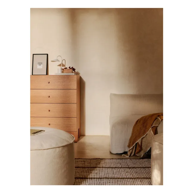 Pouf Aun | Ivoire