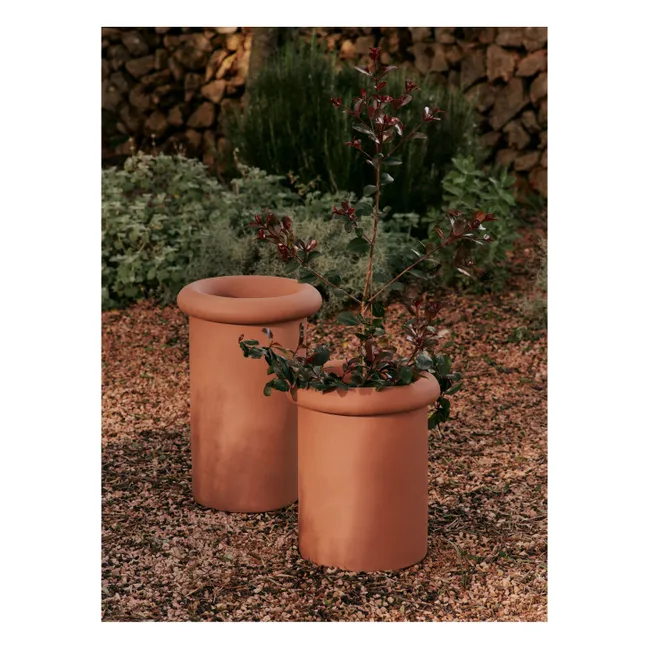 Cache-pot Rollo | Terracotta