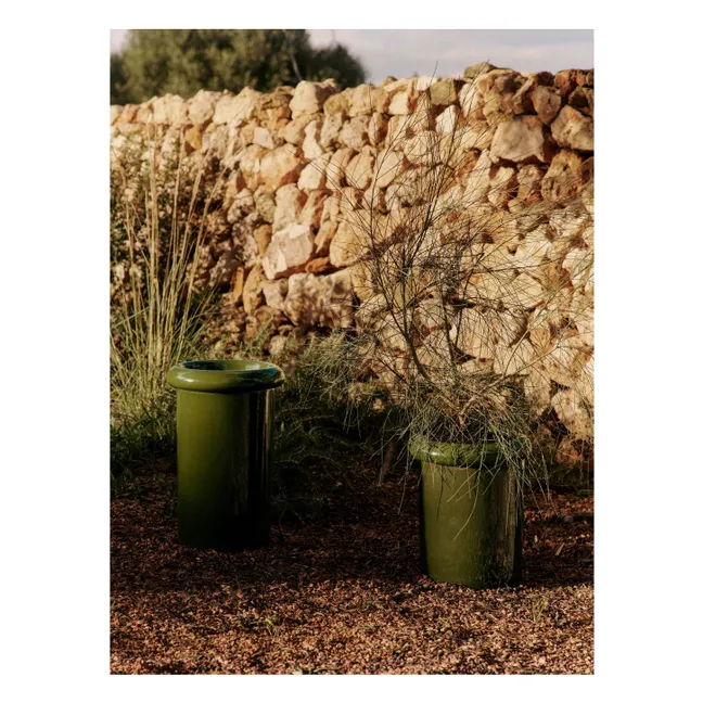 Cache-pot Rollo | Vert foncé