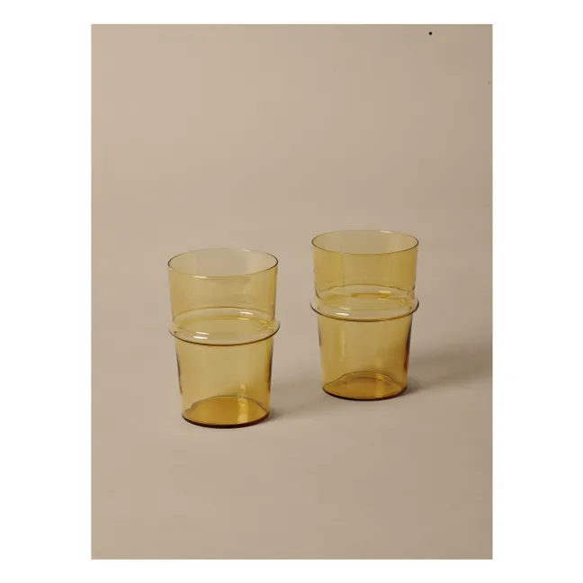 Verres Boya - Set de 2  | Jaune