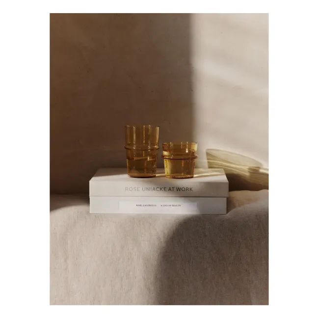 Verres Boya - Set de 2  | Jaune