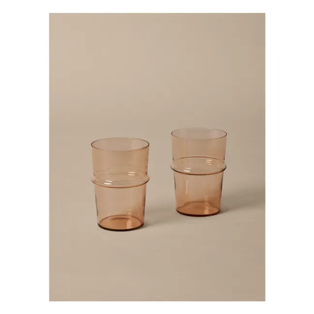Verres Boya - Set de 2  | Framboise